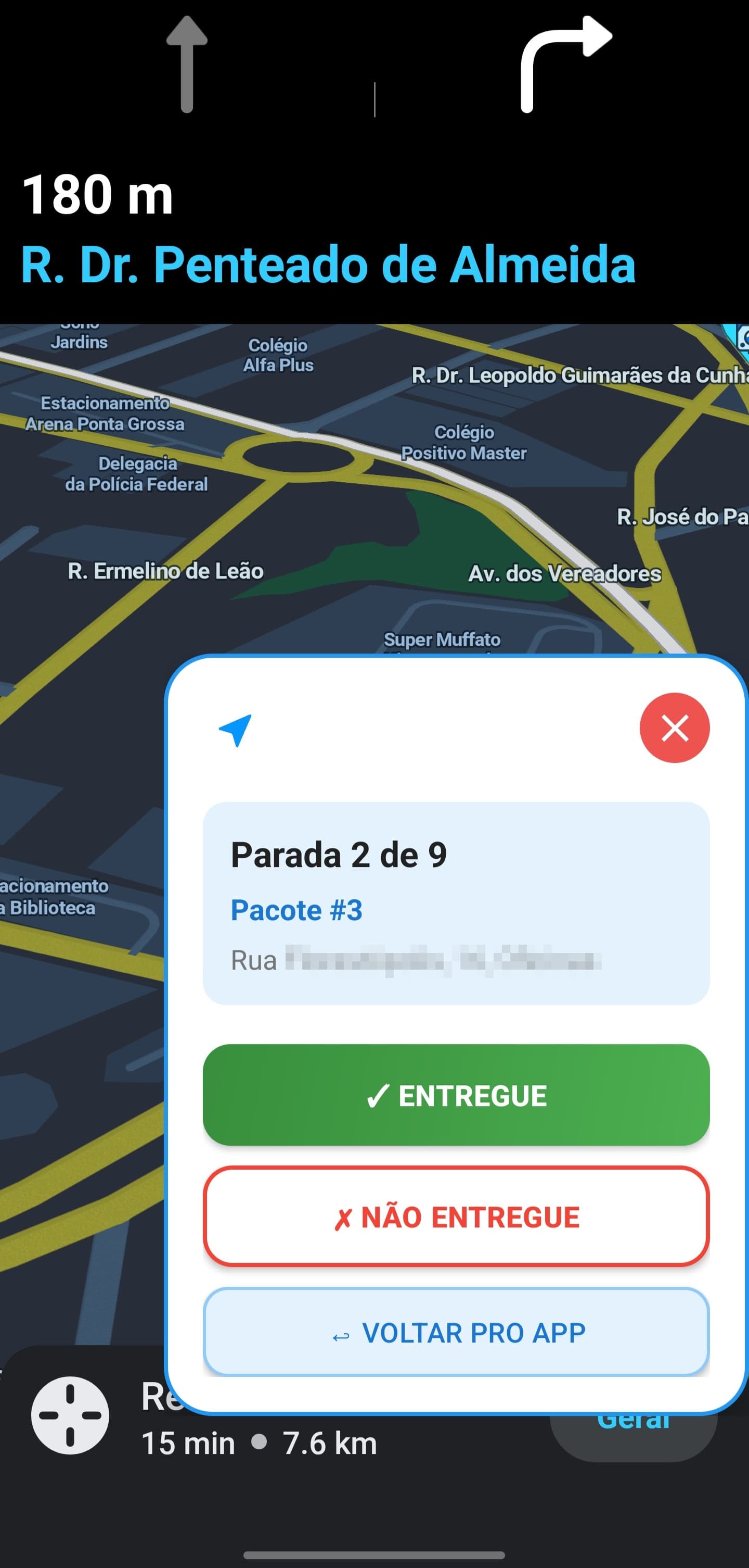 Navegação fácil no app